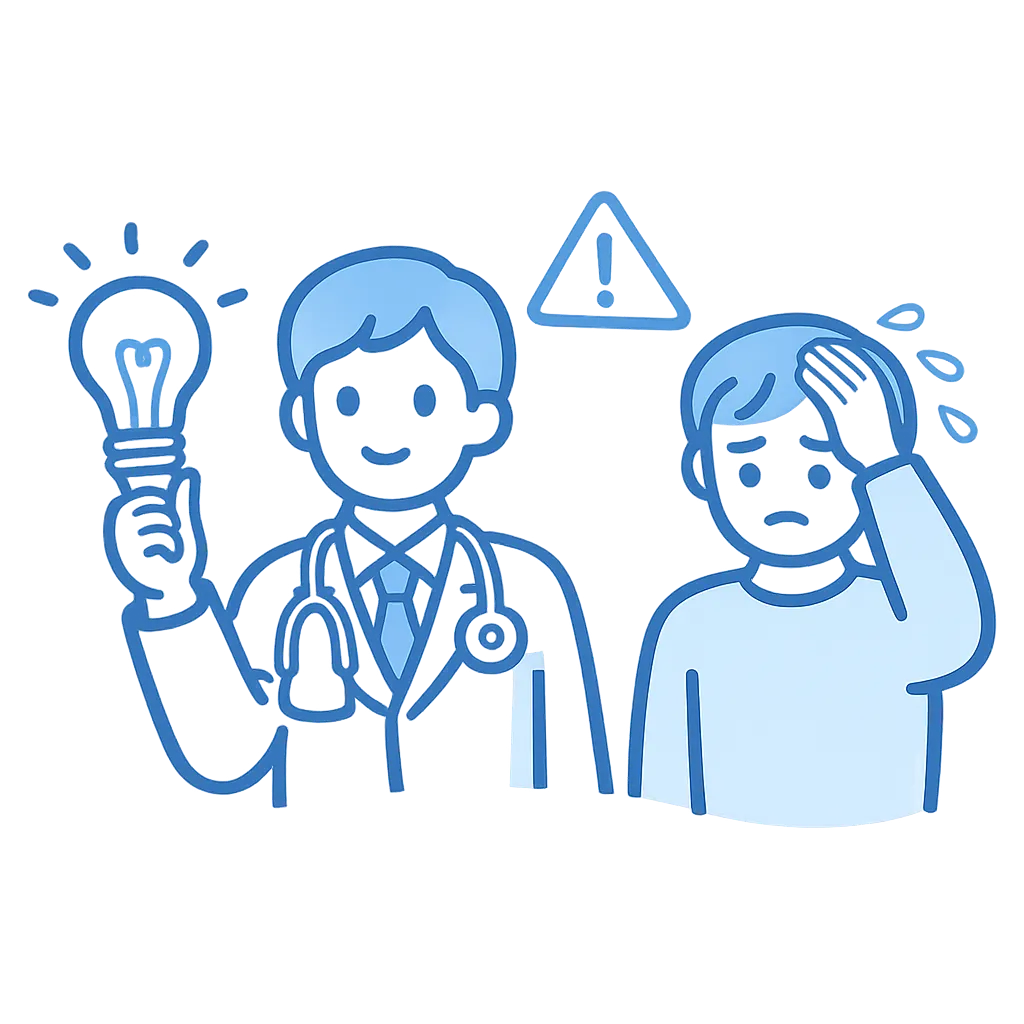 難しいケース対応のアイコン